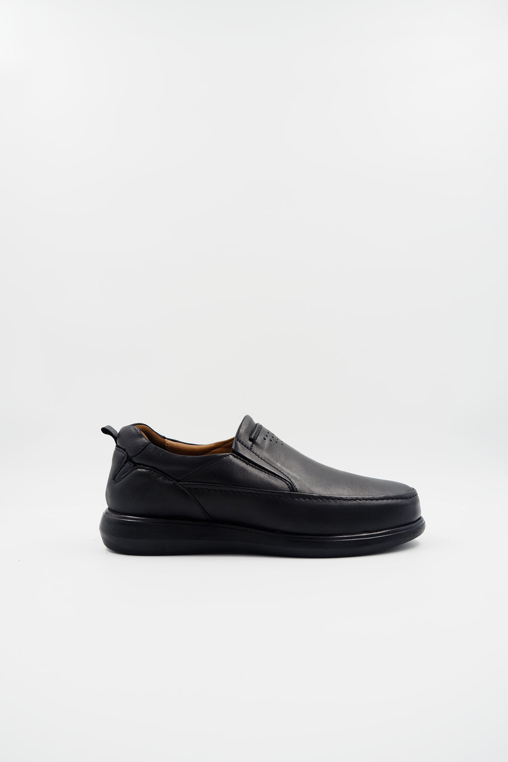 TBERLO 2107 basket en cuir Confort Noir