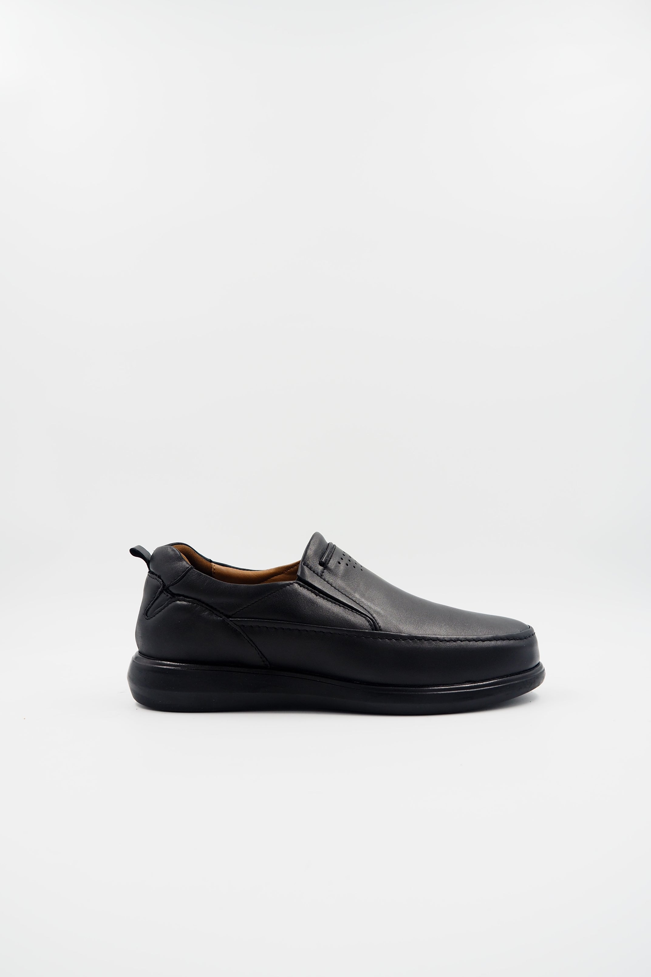 TBERLO 2107 basket en cuir Confort Noir