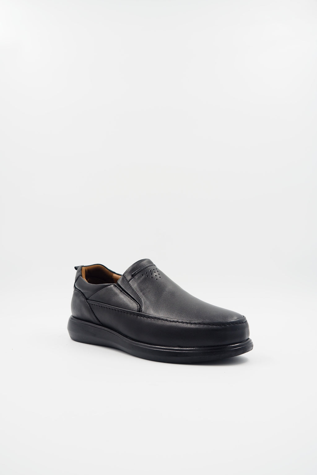 TBERLO 2107 basket en cuir Confort Noir