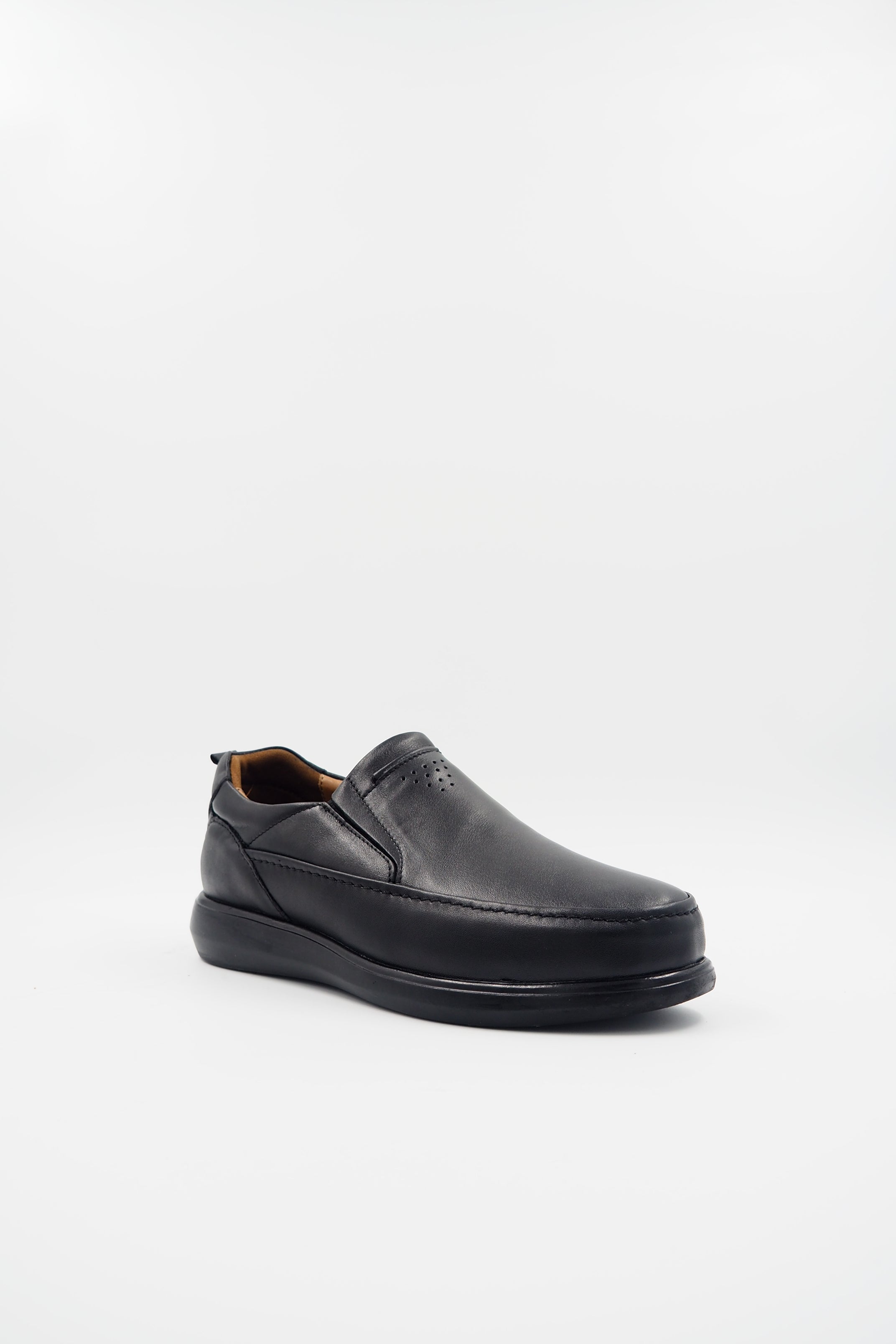 TBERLO 2107 basket en cuir Confort Noir