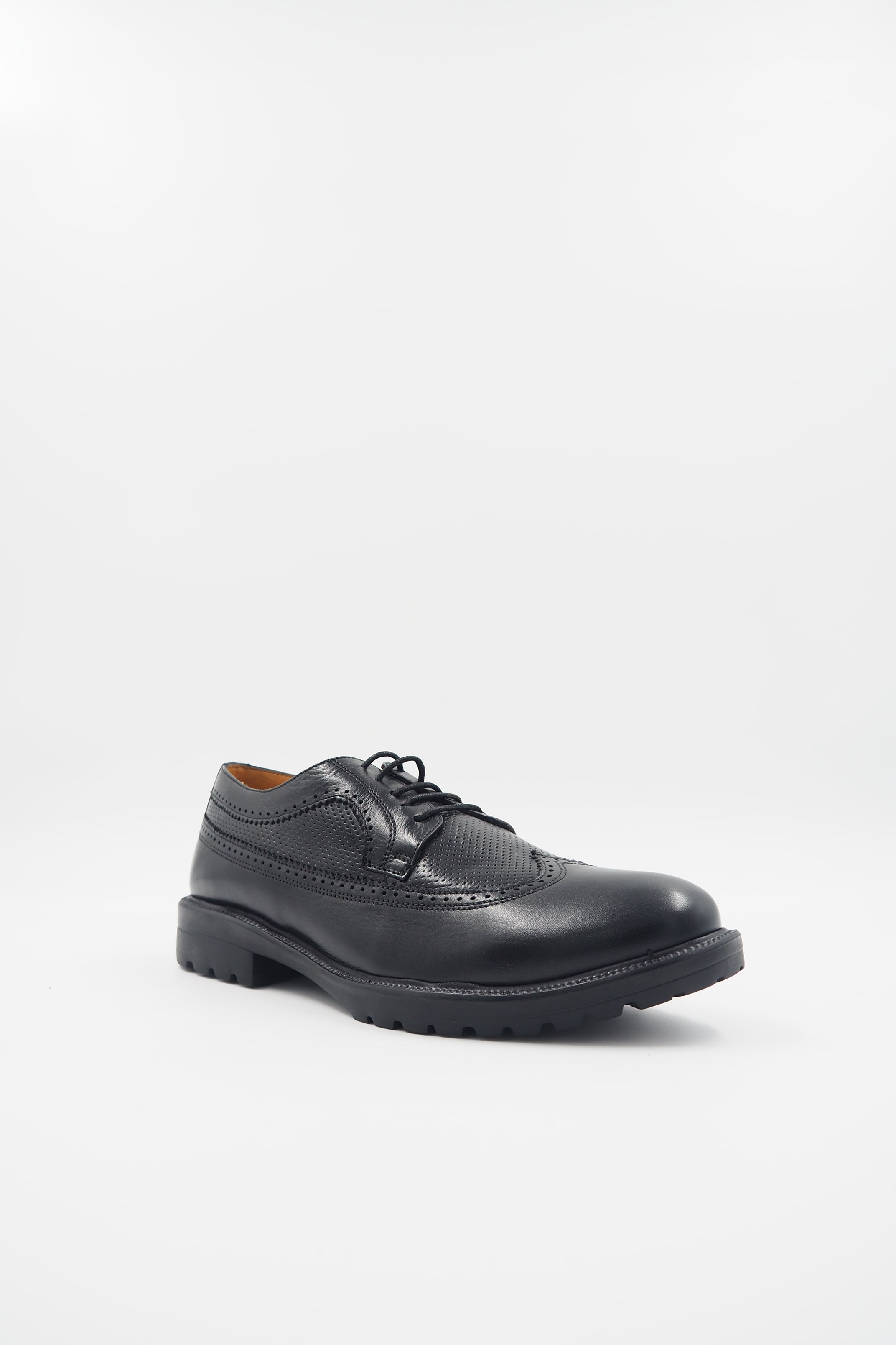 TBERLO 1022 Chaussure en cuir Confort NOIR