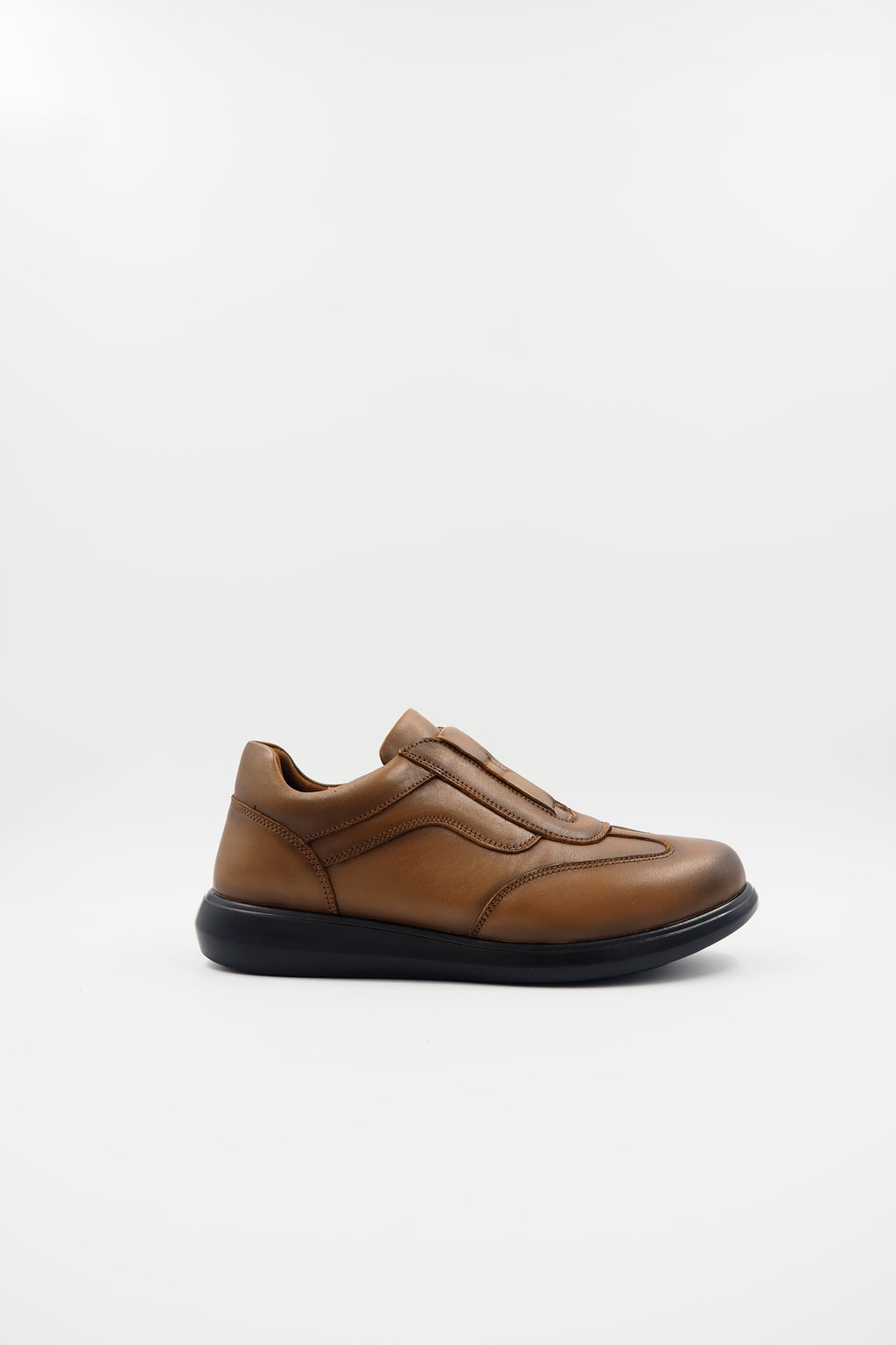 TBERLO 2105 basket en cuir Confort TABA