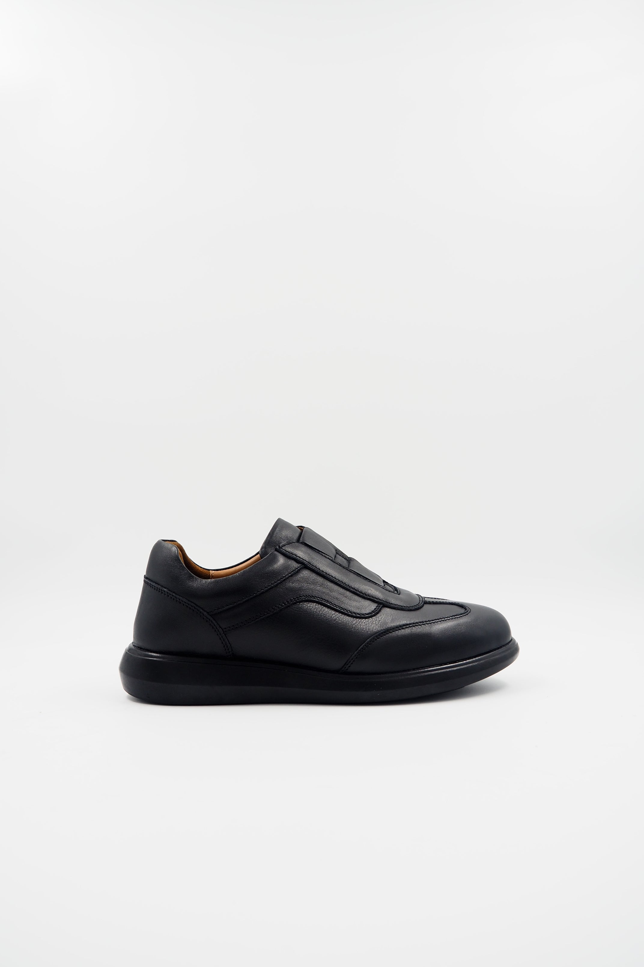 TBERLO 2105 basket en cuir Confort Noir