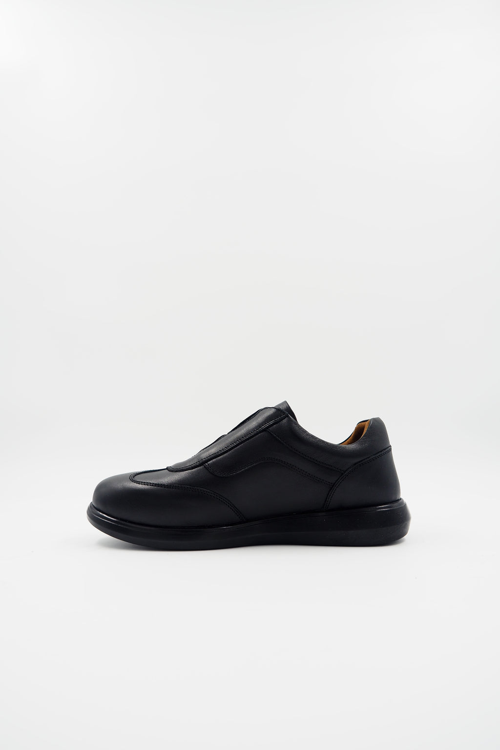 TBERLO 2105 basket en cuir Confort Noir