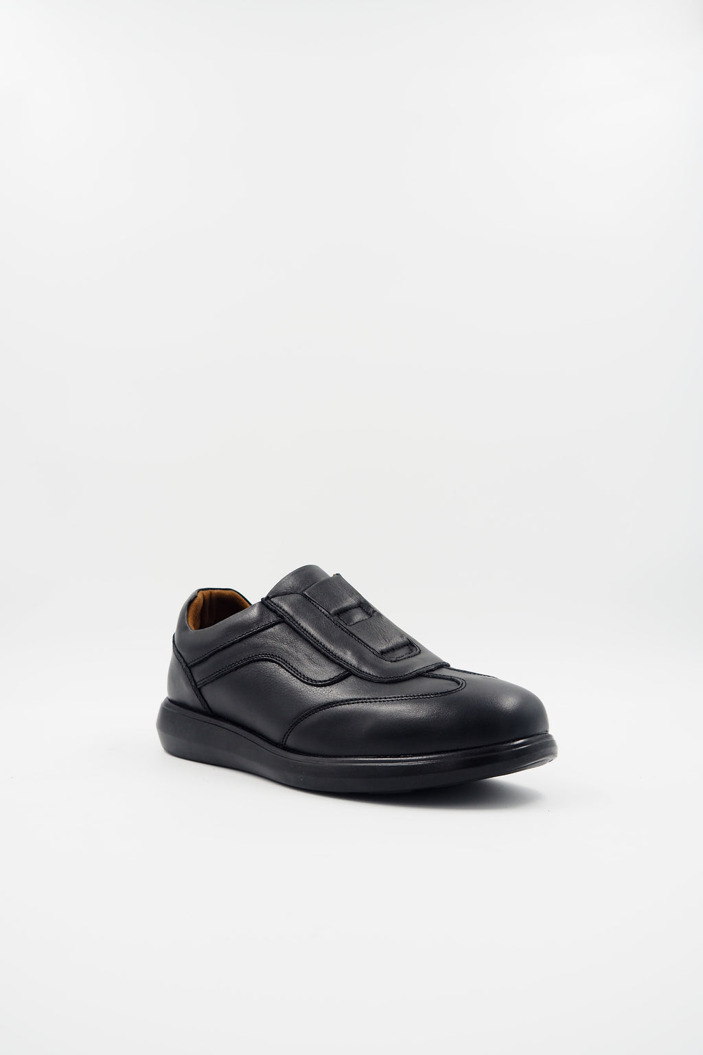 TBERLO 2105 basket en cuir Confort Noir
