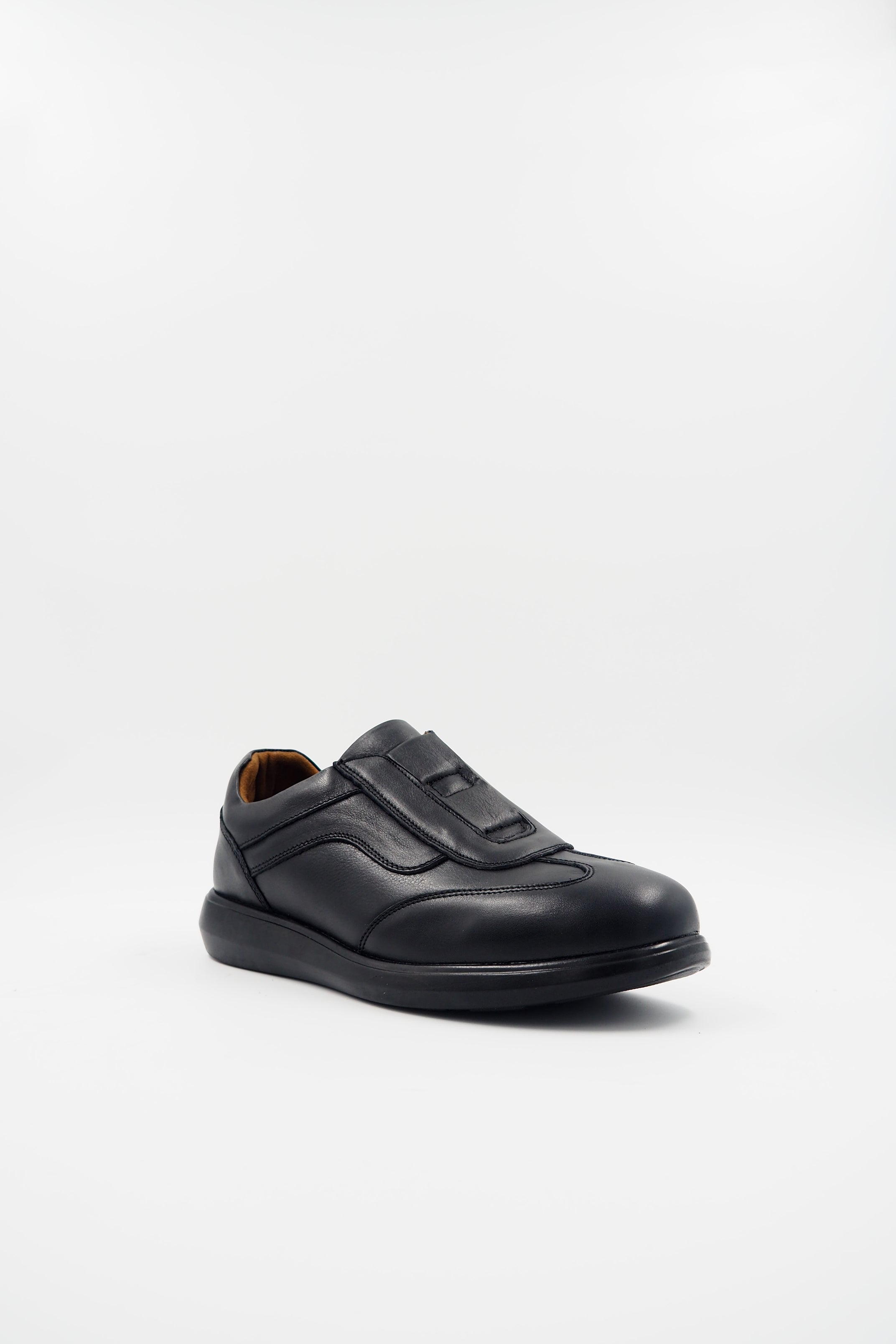 TBERLO 2105 basket en cuir Confort Noir