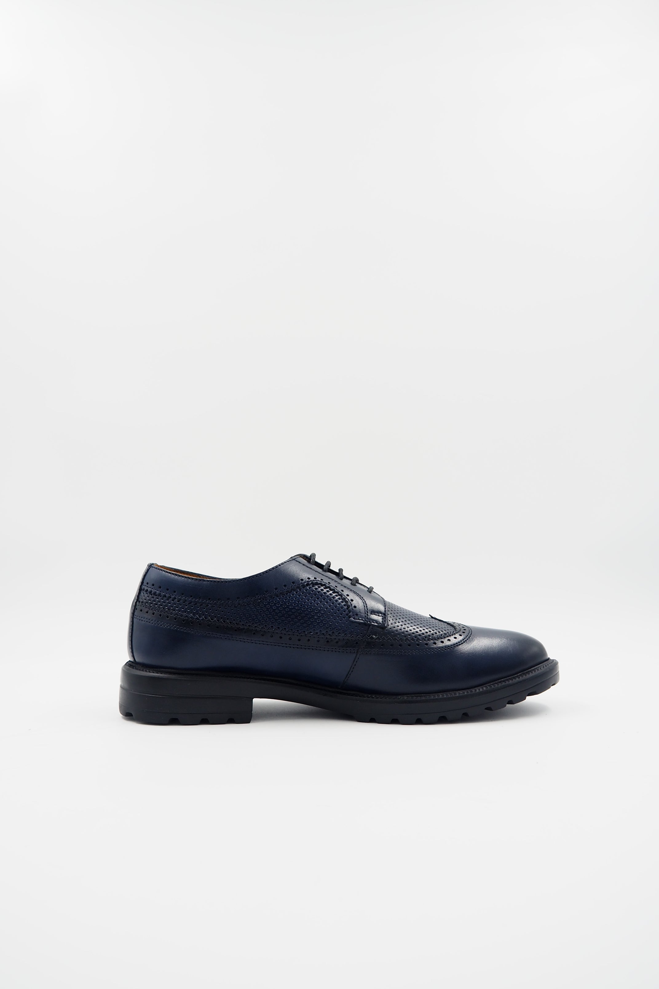 TBERLO 1022 Chaussure en cuir Confort BLEU
