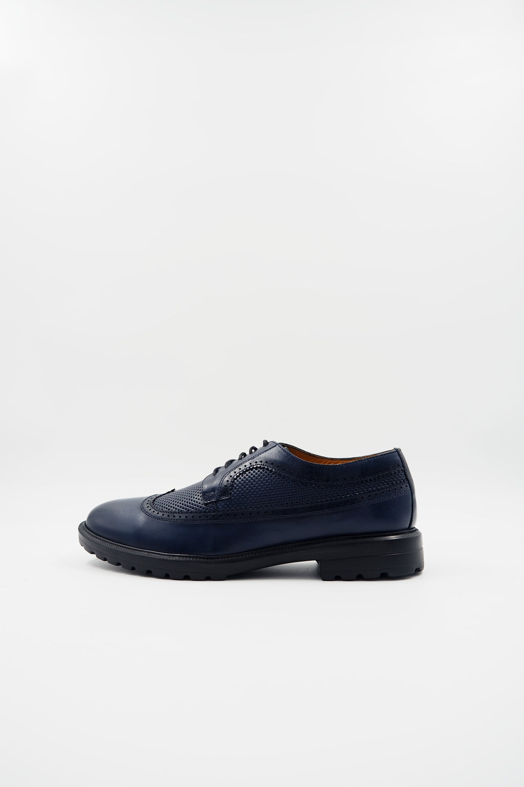 TBERLO 1022 Chaussure en cuir Confort BLEU