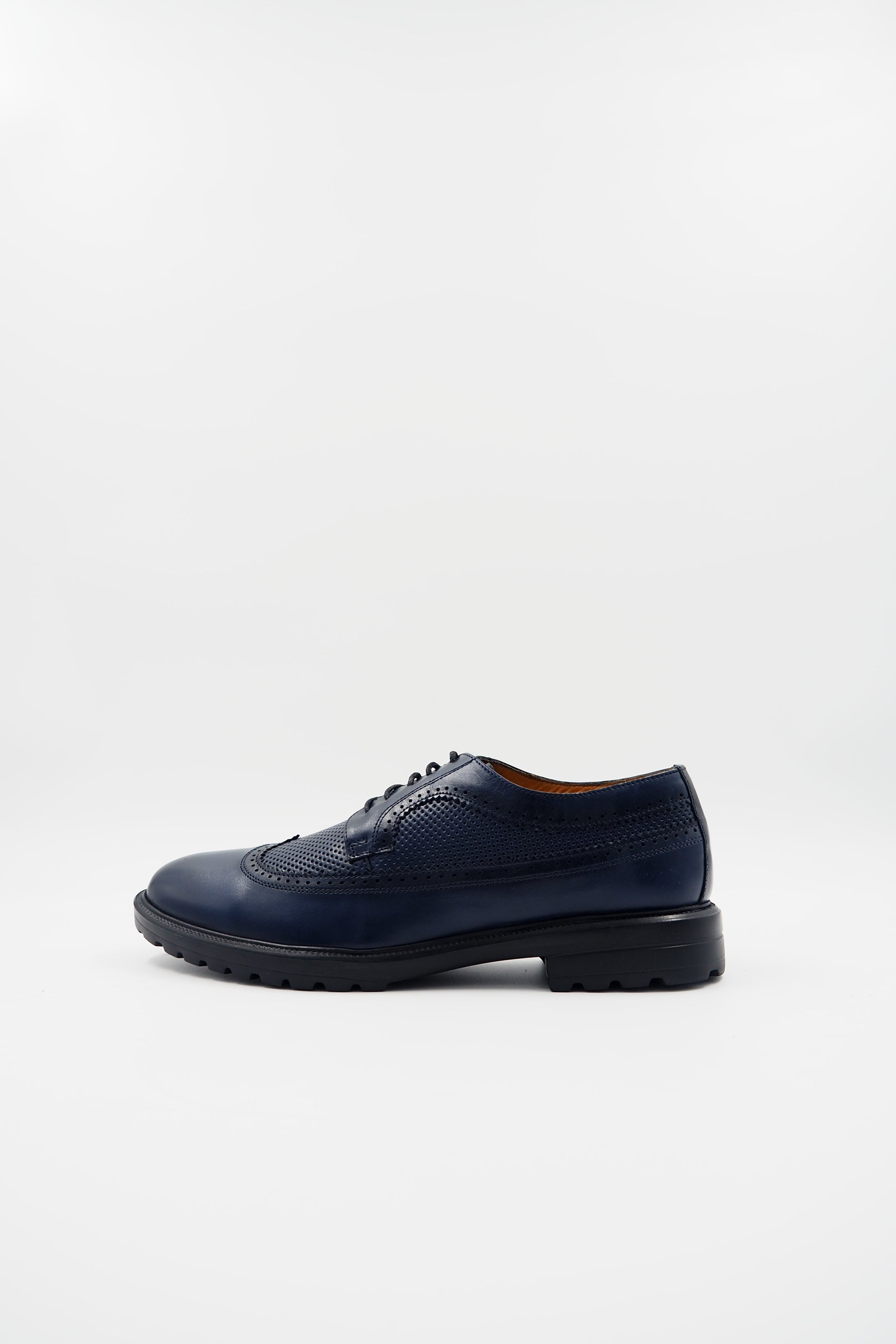 TBERLO 1022 Chaussure en cuir Confort BLEU
