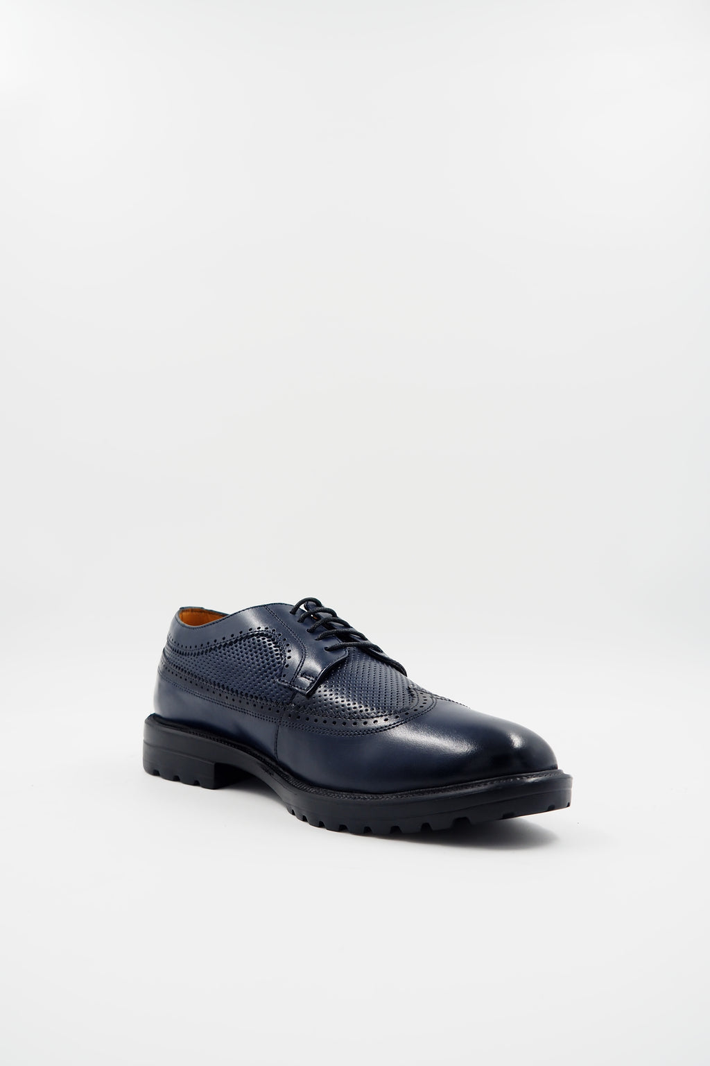 TBERLO 1022 Chaussure en cuir Confort BLEU