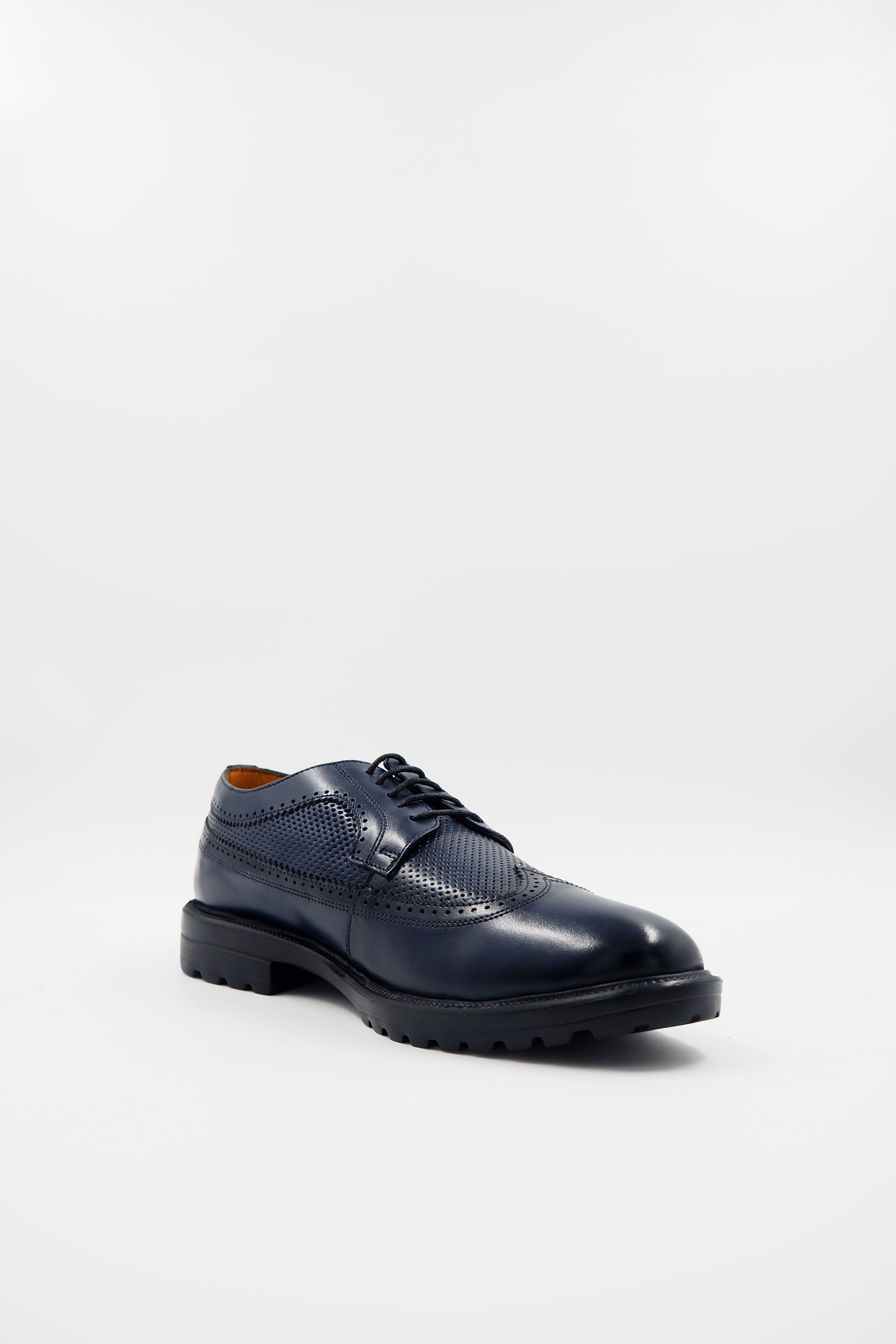 TBERLO 1022 Chaussure en cuir Confort BLEU
