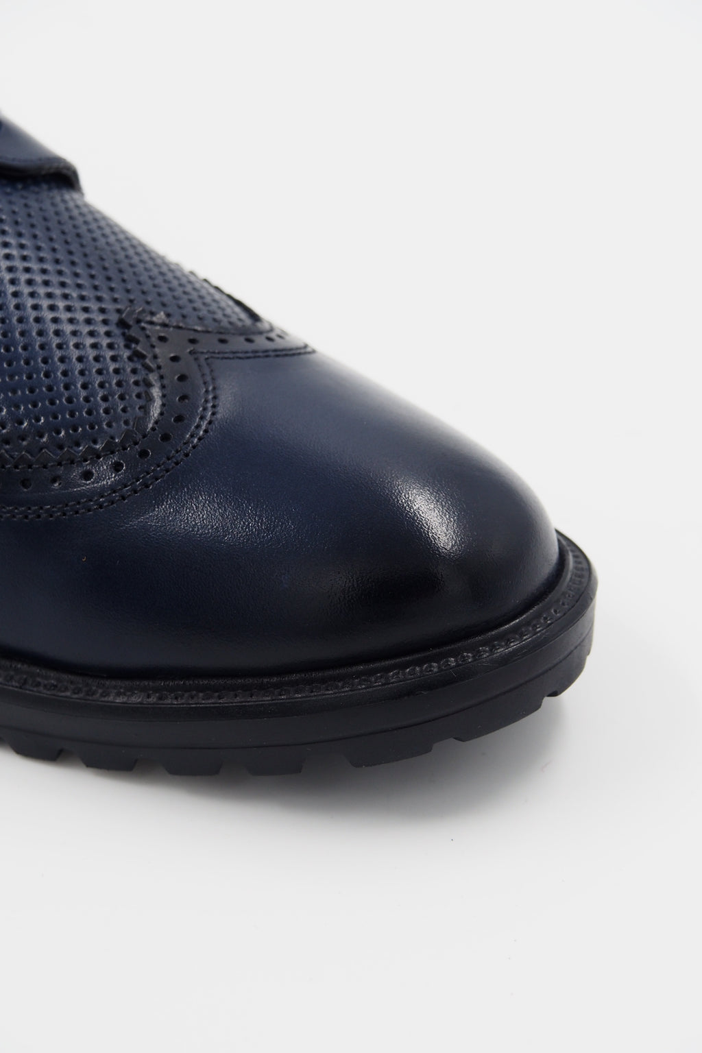 TBERLO 1022 Chaussure en cuir Confort BLEU