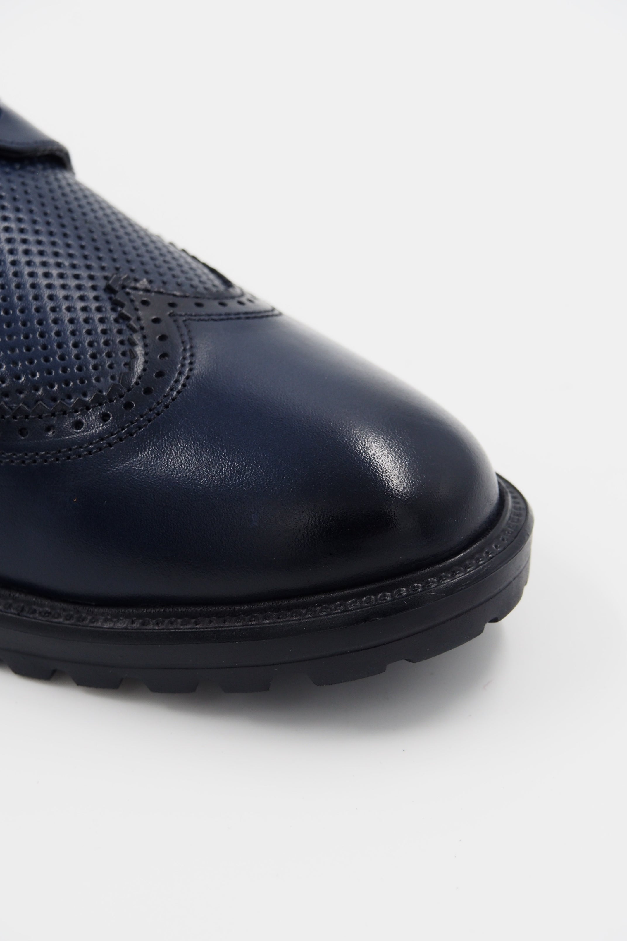 TBERLO 1022 Chaussure en cuir Confort BLEU