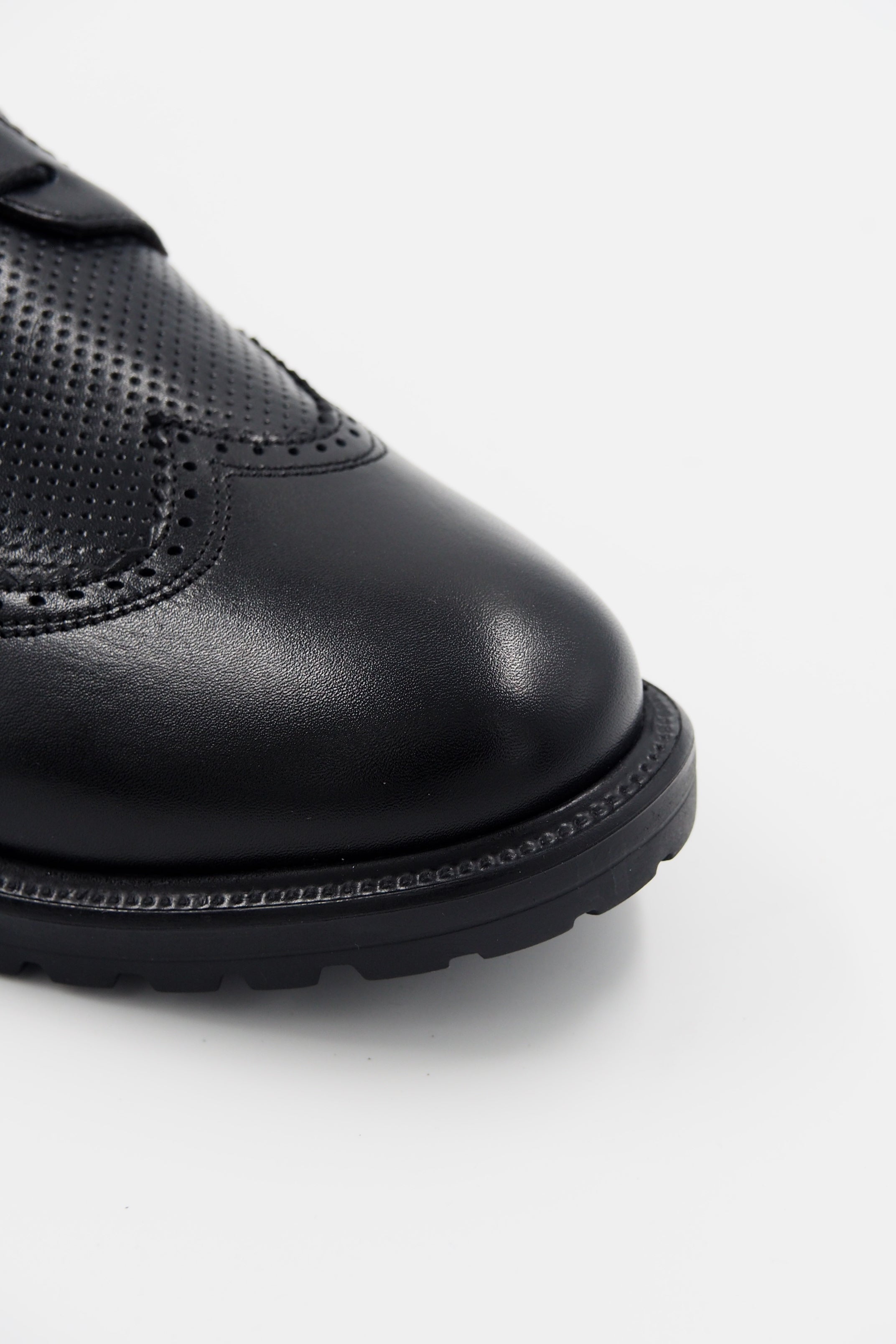 TBERLO 1022 Chaussure en cuir Confort NOIR
