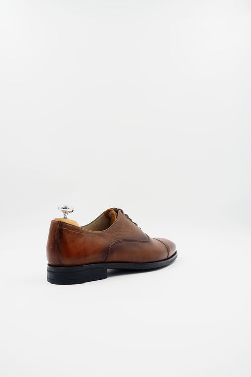TBERLO 1001 CHAUSSURE CUIR MARRON