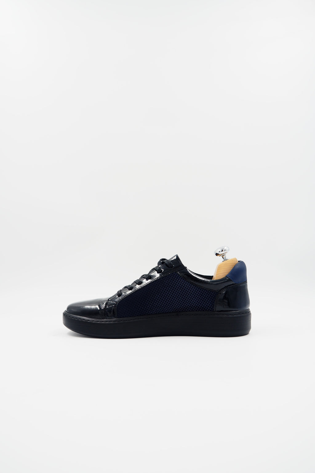 TBERLO 2033 CHAUSSURE CUIR VERNIS BLEU
