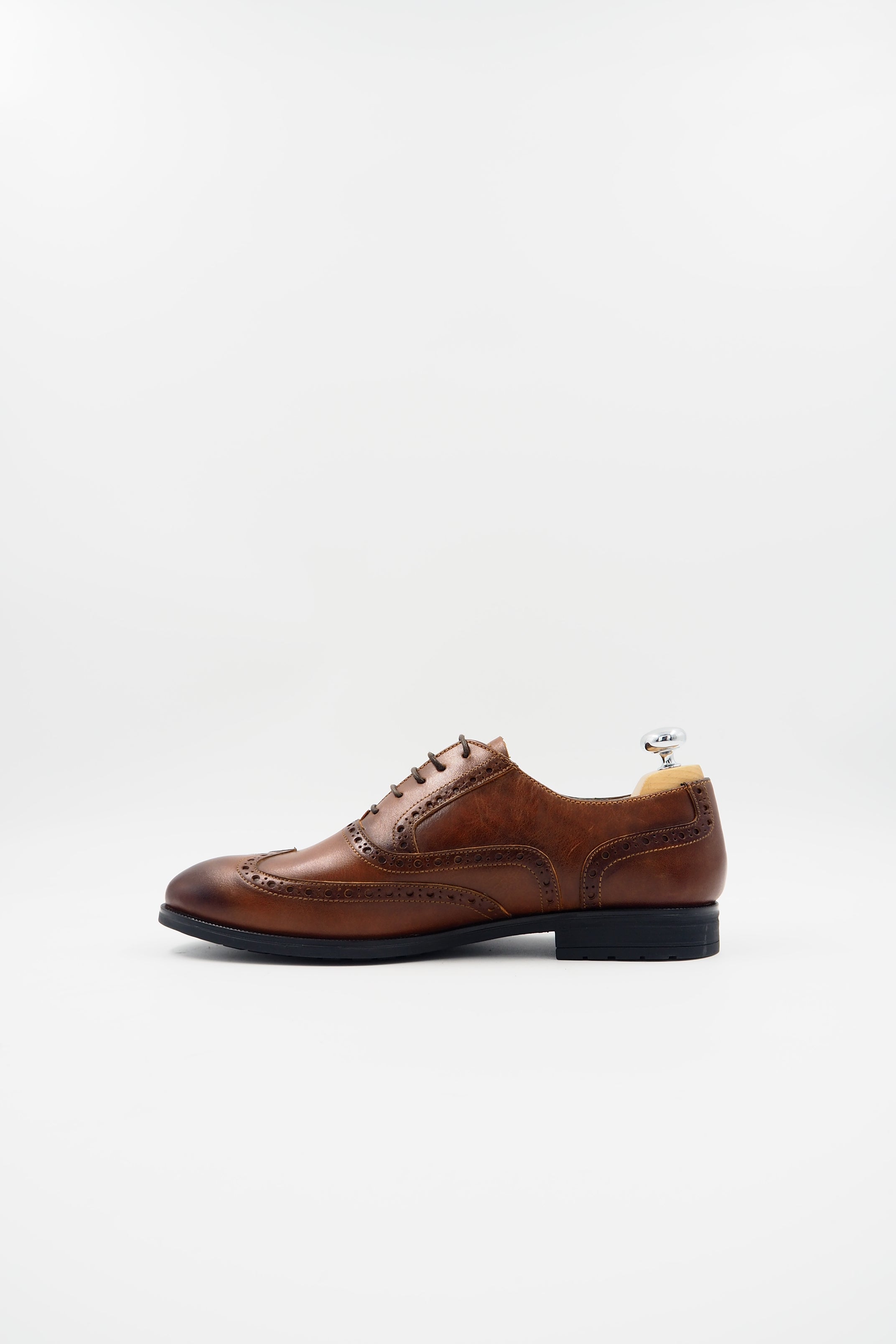 TBERLO 1002 CHAUSSURE CUIR MARRON