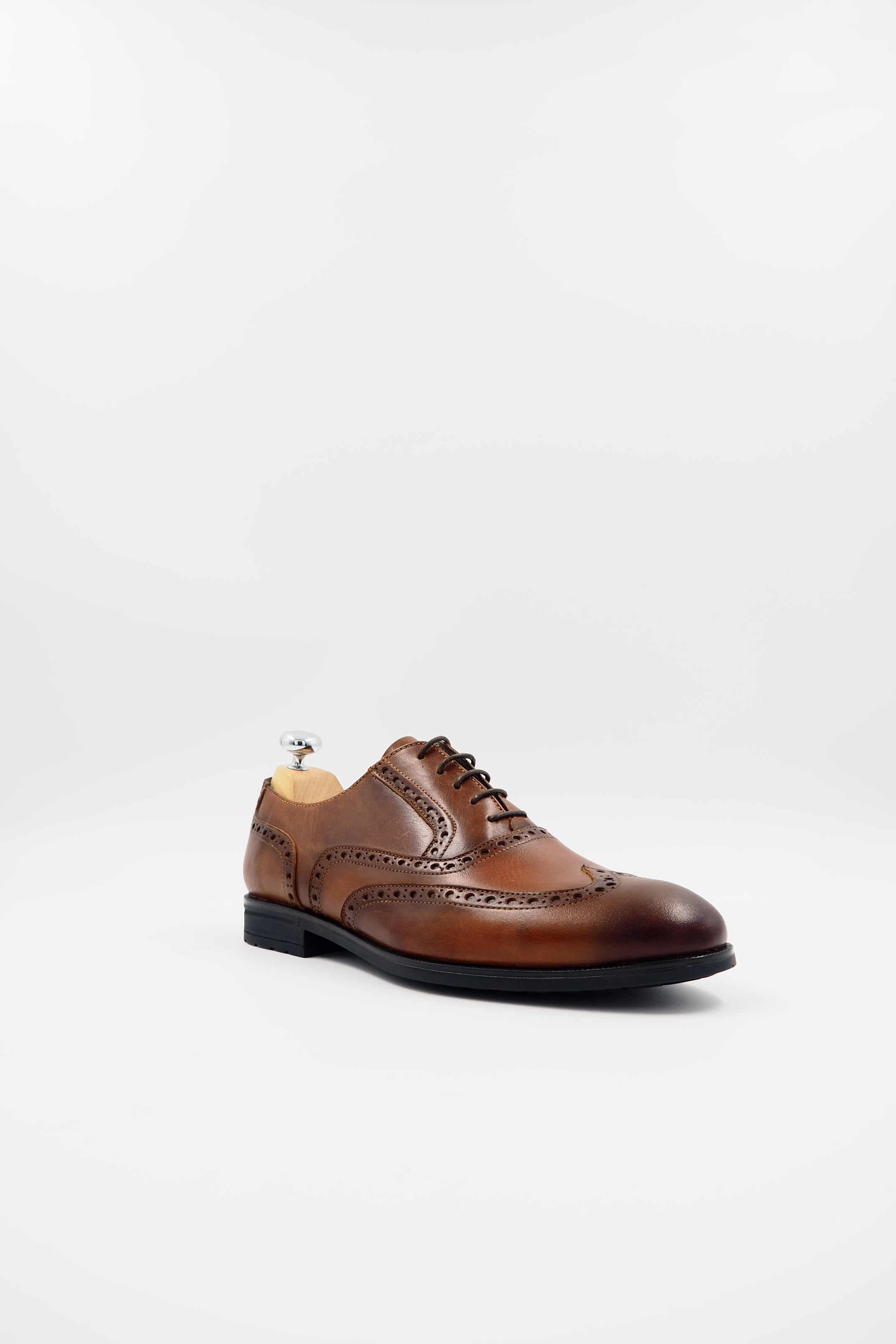 TBERLO 1002 CHAUSSURE CUIR MARRON