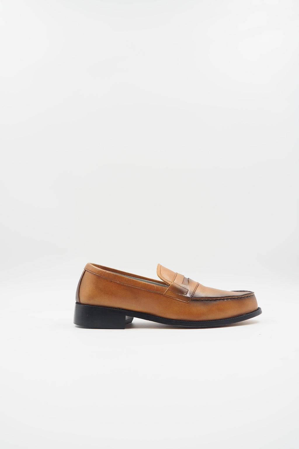 TBERLO 2100 CHAUSSURE CUIR  SHOES TABA