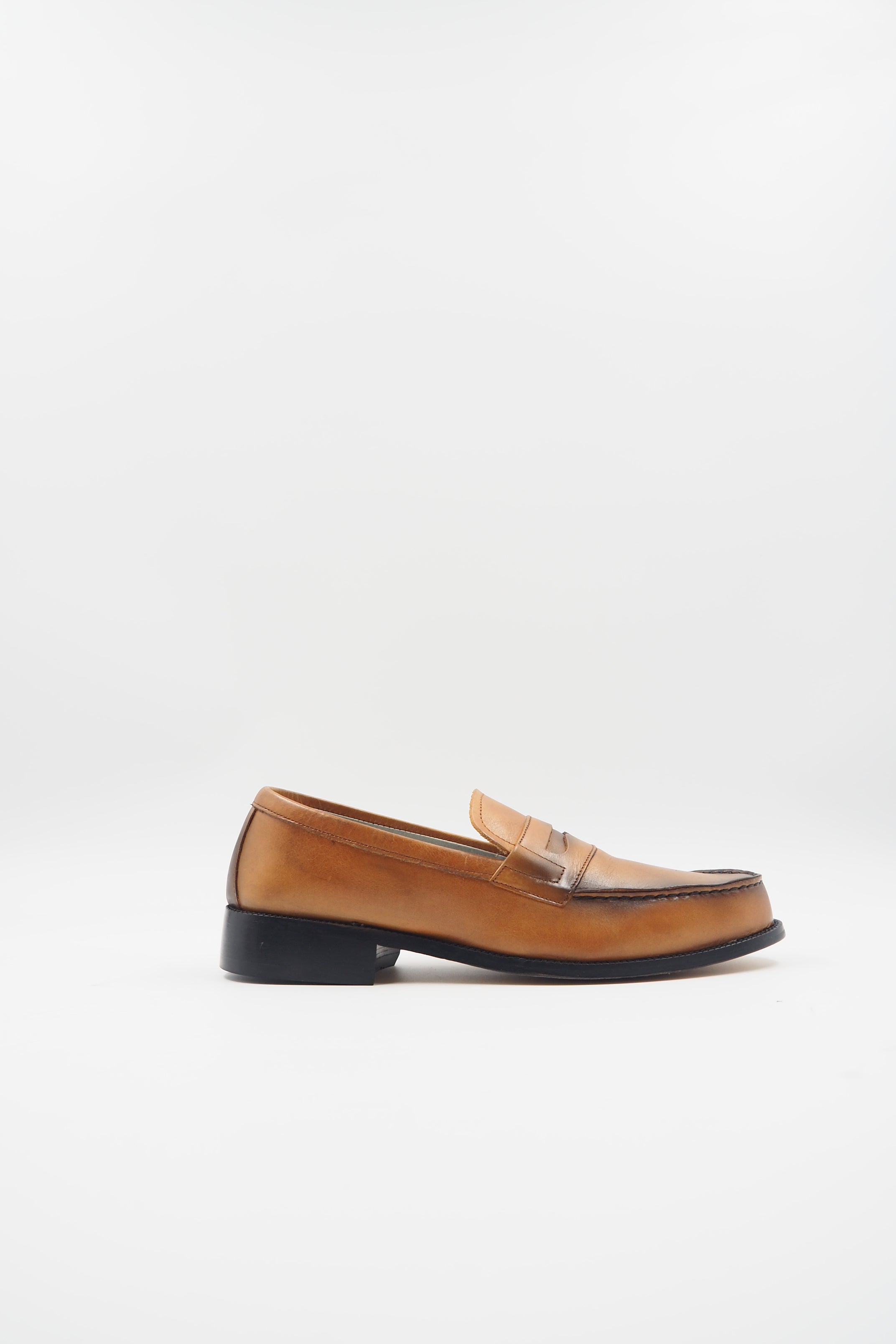TBERLO 2100 CHAUSSURE CUIR  SHOES TABA
