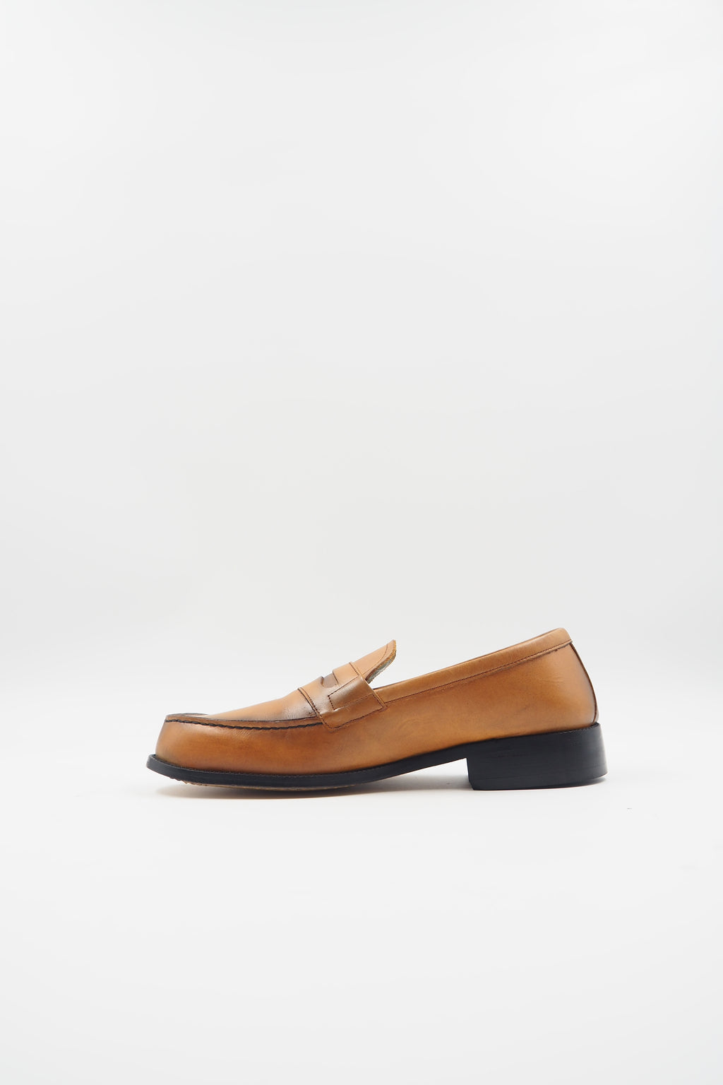 TBERLO 2100 CHAUSSURE CUIR  SHOES TABA