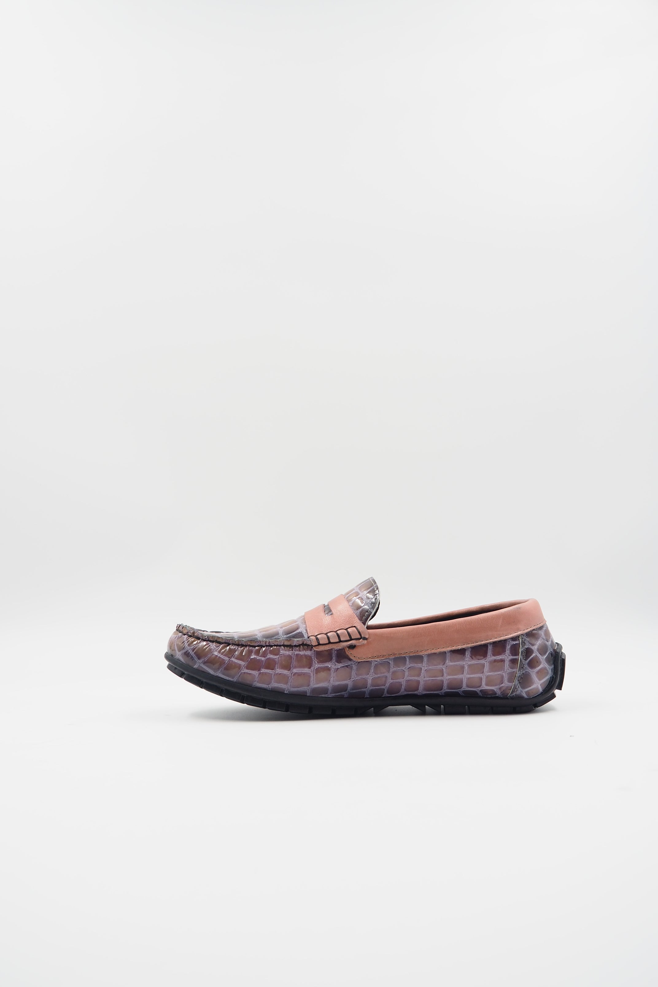TBERLO 3014 CHAUSSURE CUIR  MOCASSIN ORANGE