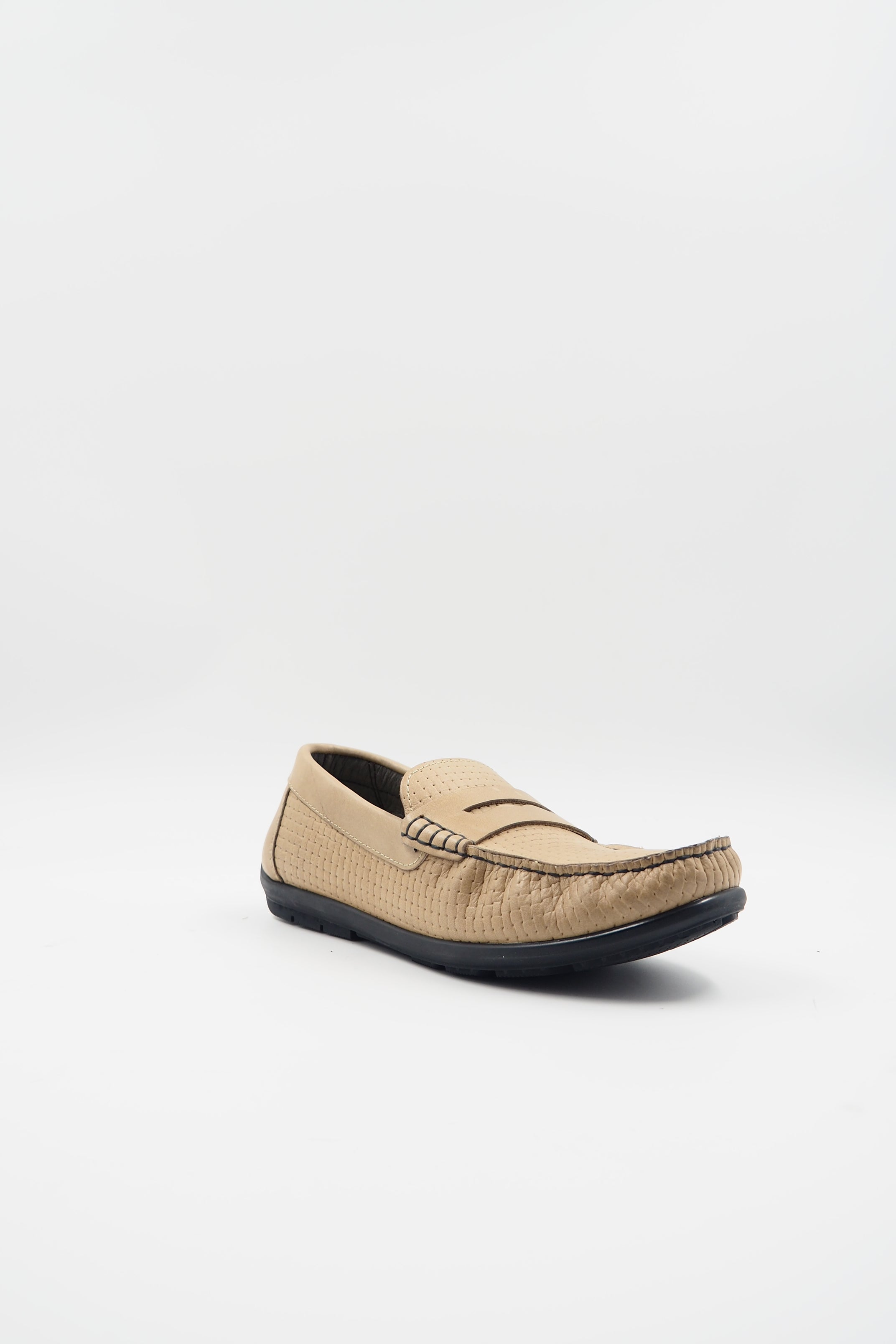 TBERLO 3053 CHAUSSURE CUIR  MOCASSIN BEIGE