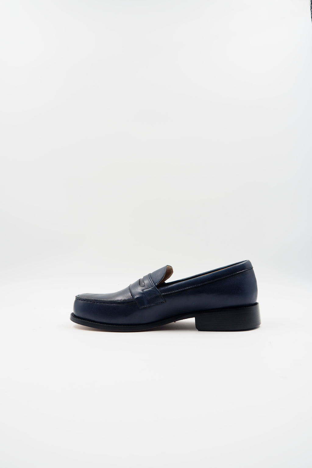 TBERLO 2029 CHAUSSURE CUIR WESTON BLEU