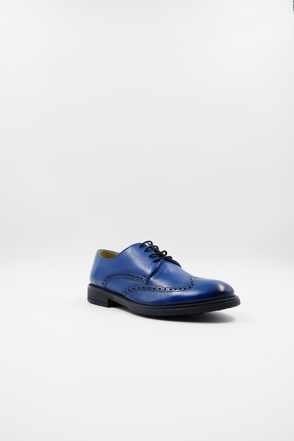 TBERLO 2075 CHAUSSURE CUIR  BLEU